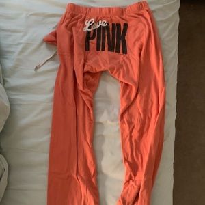 Pink sweatpants